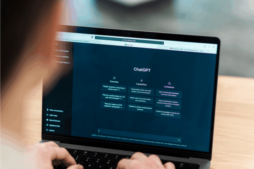 A user exploring ChatGPT prompts for logos.